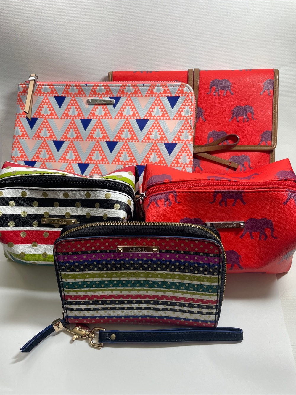 Stella & Dot Travel Pouch Set- "Bring Your Bling"